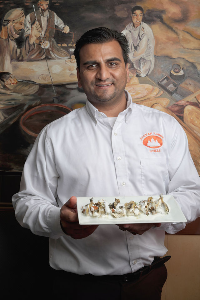 Mohammad Zubair Shafiqi, owner and chef of Afghan Kabob House